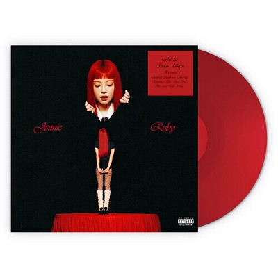 Jennie - Ruby Vinyl (Explicit Lyrics Photo / Photo Card Postcard Colored Vinyl Red Poster)