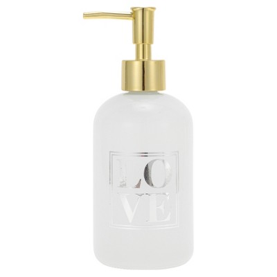 Unique Bargains Reusable Cylinder Letter Soap Dispenser 1 Pc