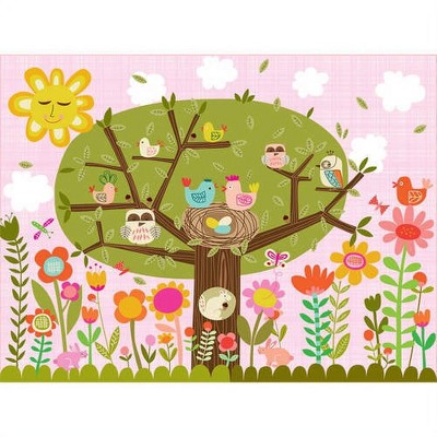 Oopsy Daisy's Bloomin' Birdies Canvas Wall Art - Size 18x14