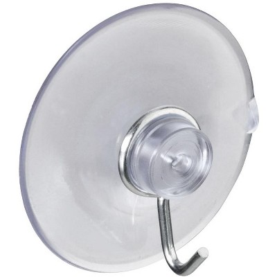 National Hardware 1-3/4 in. L Clear Metal/Plastic Medium Suction Hook 2 lb. cap. 1 pk (Case of 5)