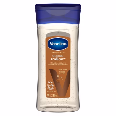Vaseline Intensive Care Cocoa Radiant Body Gel Oil for Glowing Skin - Scented - 6.8 fl oz