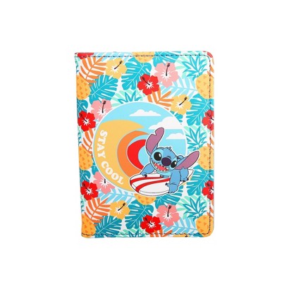 Disney Lilo and Stitch Passport Holder- Cute Travel Wallet for Disney Fans, Officially Licensed