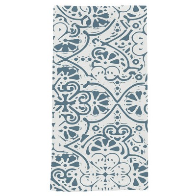 Briarwood Lane Everyday Hand Towel 26x18 Ornamental Blue and White Hand Towel