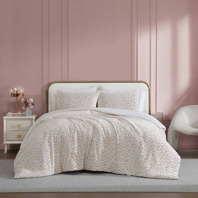 Betseyville Johnson Leopard Comforter Bedding Set Beige