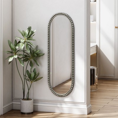 Sapphtopaz Retro Bathroom Mirror, Vanity Mirror with Iron Frame, Wall Hanging Decorative Wall Mirrors for Bathroom, Over Sink