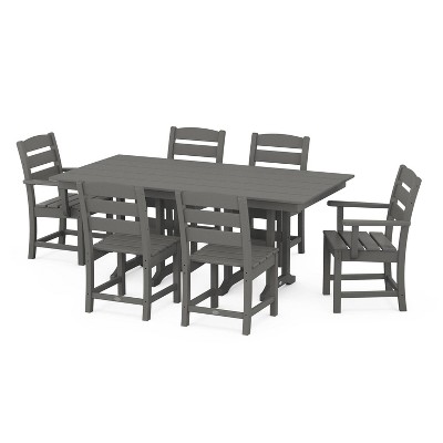 Lakeside 7pc Farmhouse Dining Set - POLYWOOD