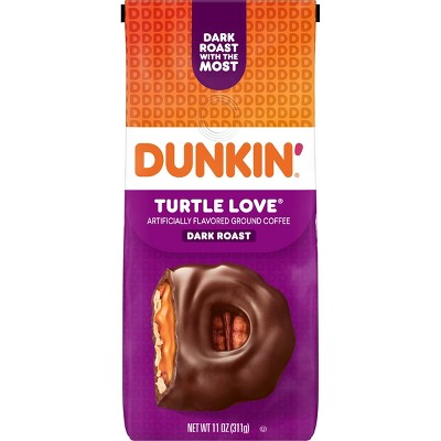 Dunkin’ Turtle Love Dark Roast Ground Coffee - 11oz