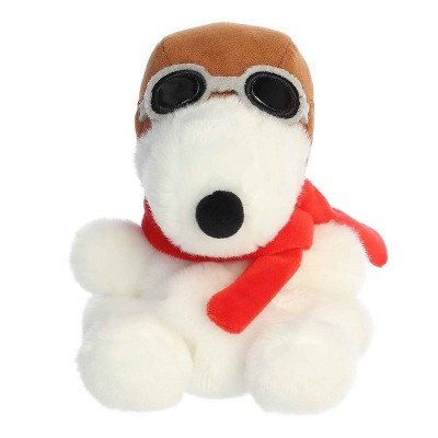 Aurora Mini Palm Pals Flying Ace Peanuts Timeless Stuffed Animal White 5"