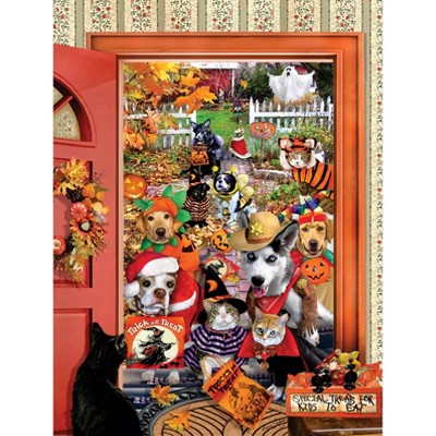 Sunsout Halloween Beggars 300 pc Halloween Jigsaw Puzzle 35276
