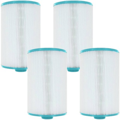 Hurricane 4 Pack HF6H47-01 Advanced Spa Filter Cartridge Replacement for PTL47W-P4-M, Unicel 6CH-47RA, Filbur FC-0315M, Advanced/LA Spas, Aber Hot Tub
