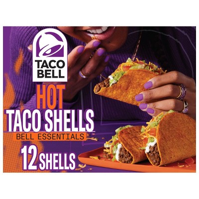 Taco Bell Hot Taco Shells - 4.8oz