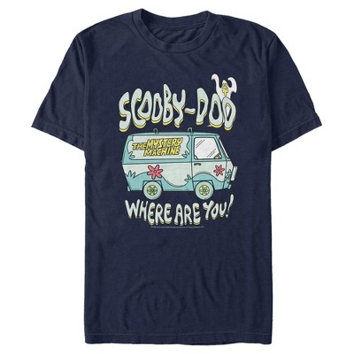 Men's Scooby Doo Where Are You? Mystery Machine. T-Shirt
