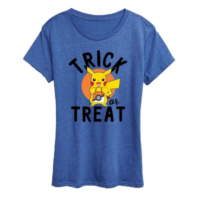 Women's - Pokémon - Trick Or Treat Short Sleeve Graphic T-Shirt