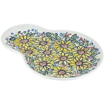Blue Rose Polish Pottery 209 Vena Breakfast Plate