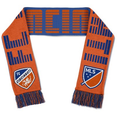 MLS FC Cincinnati Men's Scarf - One Size: Acrylic Solid Wrap, Tagless Design