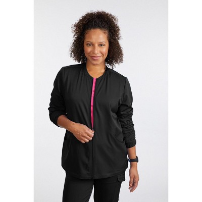 Moxie Scrubs Diana Women's Scrub Jacket – 4-Way Stretch, Full Zip, 4 Pockets, Lightweight Nursing Uniform Layer