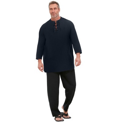 KingSize Gauze Lace-Up Shirt