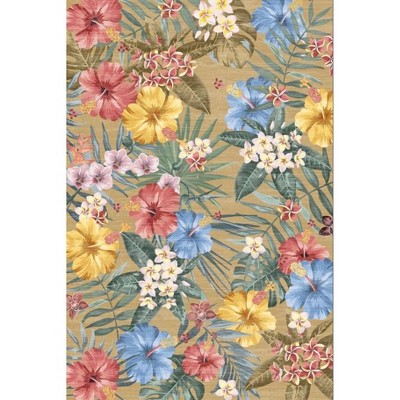Coolmee Washable Area Rugs  Boho Bedroom Rug Non Slip Stain Resistant Rug for Bathroom Living Dining Room Farmhouse