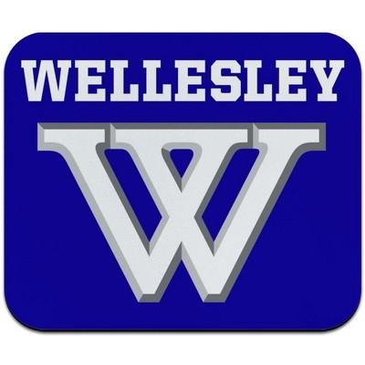 Wellesley College Primary Logo Low Profile Thin Mouse Pad Mousepad