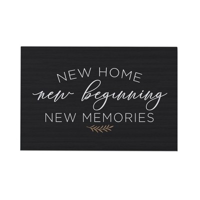 Personalization Mall New Home, New Memories Personalized Doormat, 18" x 27"