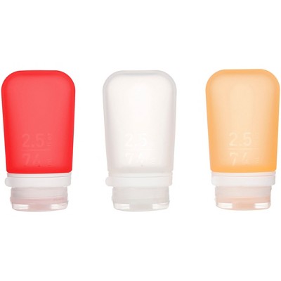 Humangear GoToob+ Soft Silicone Travel Bottle 3-Pack