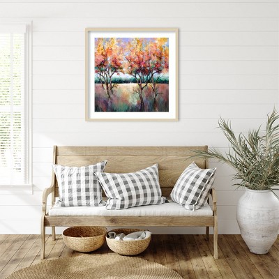 Amanti Art  End of Summer Trees by Karen Hale Framed Wall Art Print