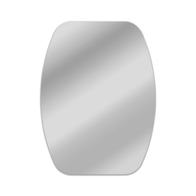 Chloe Lighting Reflection Vertical/Horizontal Hanging Squared-Oval Shaped Frameless Wall Mirror 32`` Height