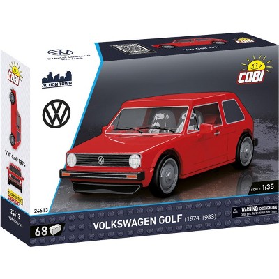 COBI Action Town Volkswagen Golf (1974-1983) Vehicle Building Set, 68 Pieces