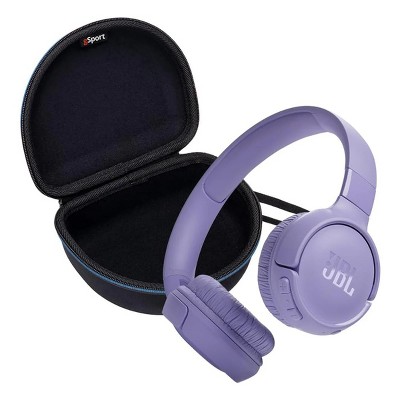 JBL Tune 520BT Wireless On Ear Bluetooth Headphone Bundle with gSport Case (Black)