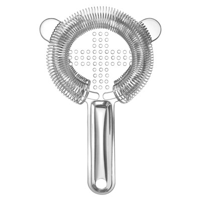 Unique Bargains Stainless Steel Rust-resistant Detachable Spring Cocktail Strainer
