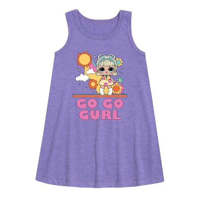 Girls' - LOL Surprise! - Go Go Gurl Graphic Sleeveless Aline Dress