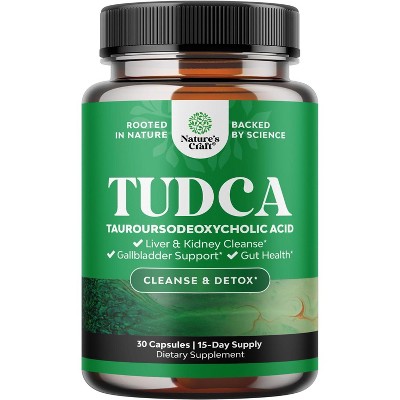 TUDCA Capsules, Liver Support and Gallbladder Cleanse, Nature's Craft, 30ct