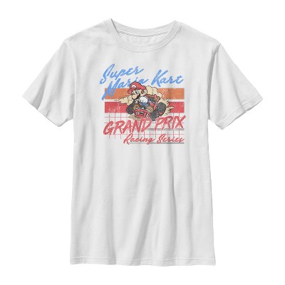 Boy's Nintendo Mario Kart Retro Grand Prix T-Shirt