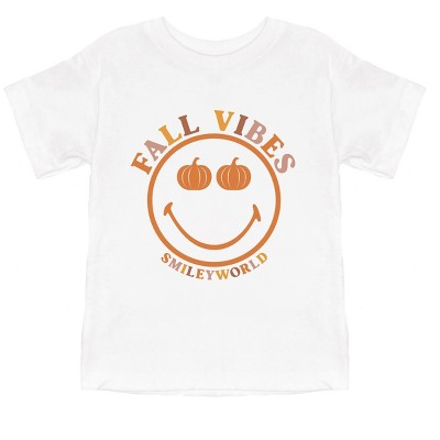 The Juniper Shop SmileyWorld Fall Vibes Toddler Short Sleeve Tee
