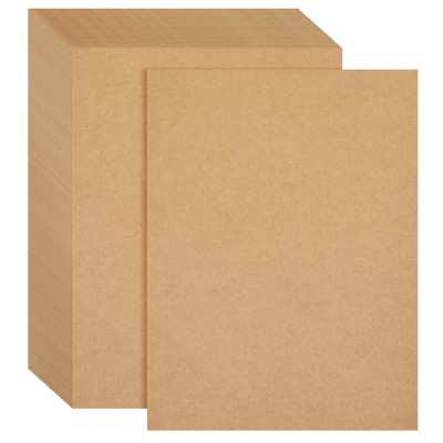 Sustainable Greetings 96 Sheets Brown Kraft Paper Cardstock, 176gsm (8.5 x 11 In) for Crafts, Wedding, Party Invitations, Drawing, DIY