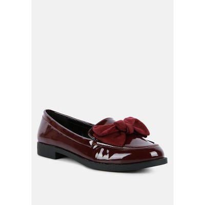 Bowberry Bow Tie Patent Loafers Women
