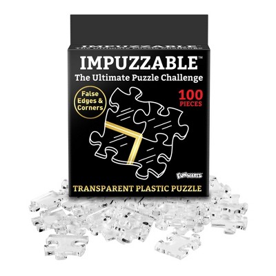 Funwares ImPuzzable 100-Piece Crystal Clear Plastic Jigsaw Puzzle