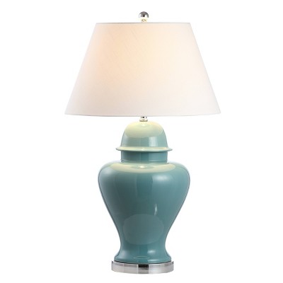 33" Ceramic/Iron Modern Classic Table Lamp (Includes LED Light Bulb) - JONATHAN Y