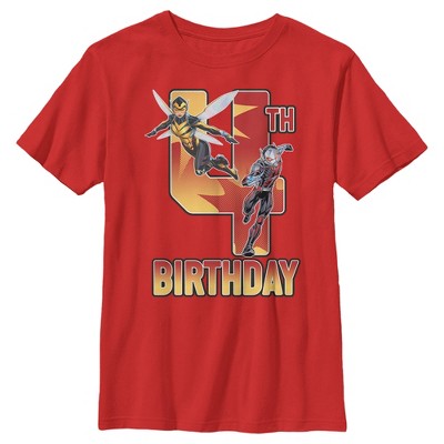 Boy's Marvel Ant-Man & Wasp 4th Birthday T-Shirt
