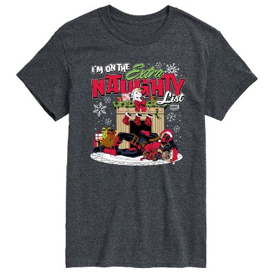 Men's - Marvel - Deadpool Extra Naughty Short Sleeve Graphic T-Shirt
