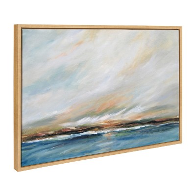 Sylvie Sunday Morning Framed Canvas by Mary Sparrow - Kate & Laurel All Things Decor