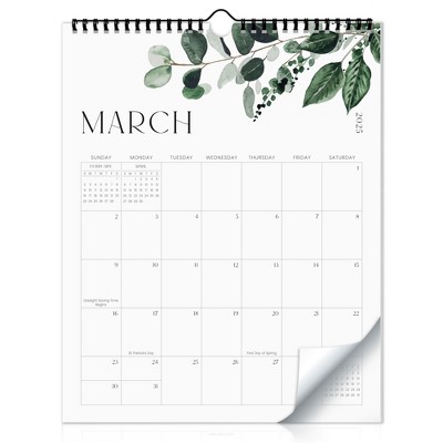 Aesthetic 2025-2026 Wall Calendar - Runs from January 2025 Until July 2026 - The Perfect Modern Greenery Calendar Planner for Easy Organizing