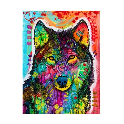 Dean Russo 'Wolf 3' Canvas Art