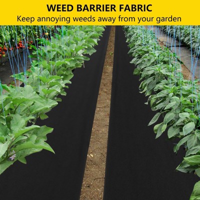 4 ft x 250 ft Weed Barrier Landscape Fabric, Premium Non-Woven 1.8 oz Ground Cover Weed Block Gardening Mat, Easy Setup & Superior Weed Control