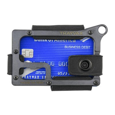 Trayvax Contour Wallet - Black Stealth Black