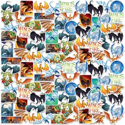 Wings Of Fire Illustrated 100Ct Sticker Pack Miscellaneous 100 Ct. Sticker Pack