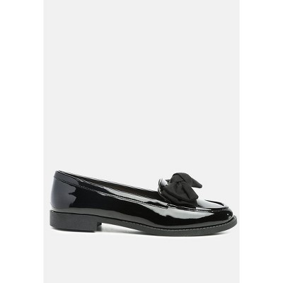 Bowberry Bow Tie Patent Loafers Women