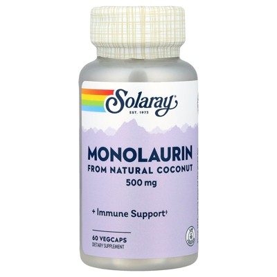 Solaray Monolaurin, 500 mg, 60 VegCaps