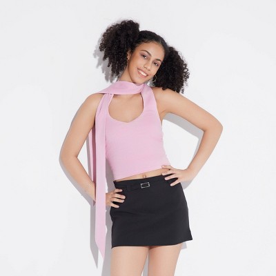 Women's Knit Scarf Halter Top - Wild Fable™