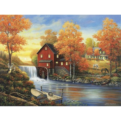 Sunsout Sunset at the Old Mill 500 pc Jigsaw Puzzle 62112